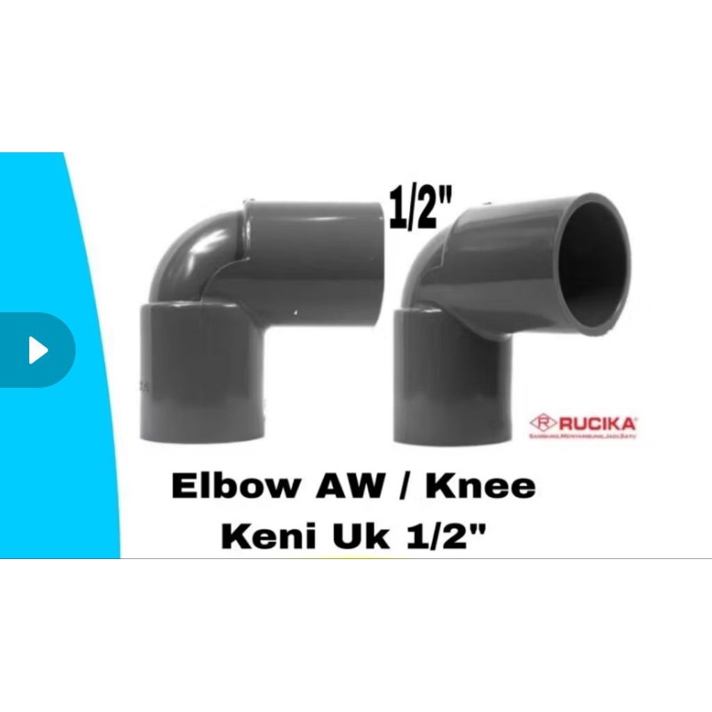Knee 1/2 inch/ELBOW 1/2 inch RUCIKA AW