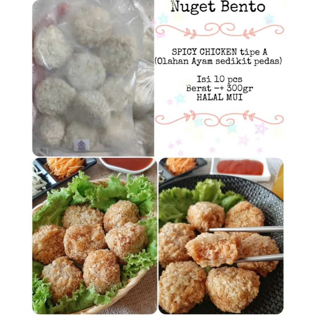 

Spicy chicken bento isi 10 pcs