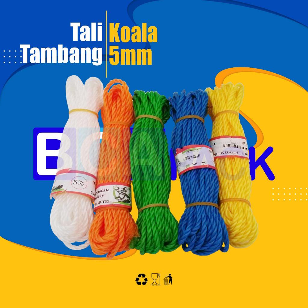 

TALI TAMBANG KOALA 5MM - TALI TAMBANG PLASTIK 5 MM - HIGH QUALITY