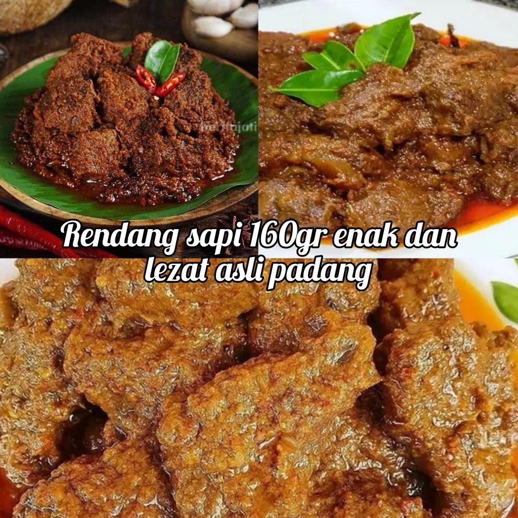 

Rendang sapi asli padang enak dan lezat 160 gram