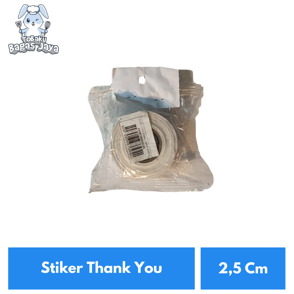 

Stiker Label Thank You 2,5 cm