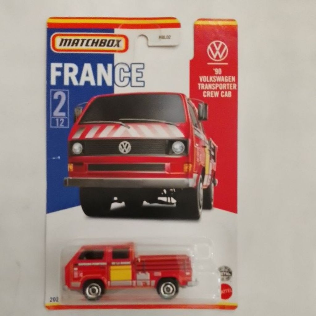 matchbox - '90 Volkswagen tranporter crew cab