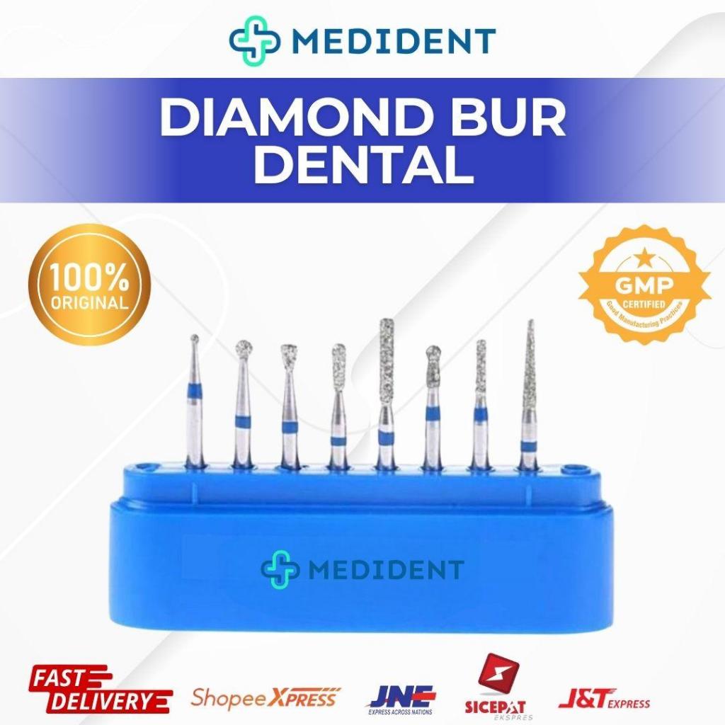 Diamond Bur Dental / Bur Preparasi Gigi / Bur Tambal Gigi