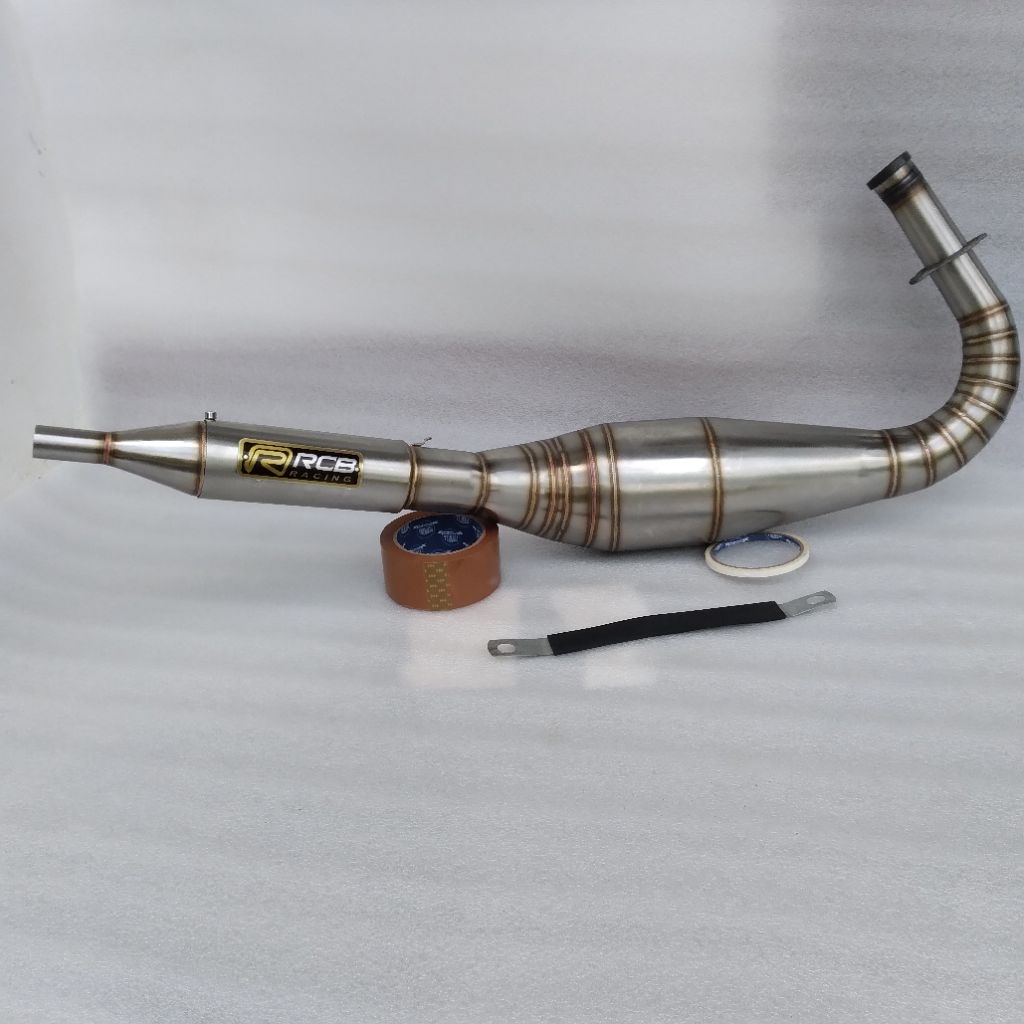 Knalpot Motor Rx King Kolong Kompetisi Stanlees RCB