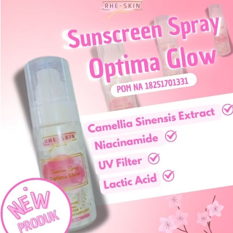 Sunscreen Spray Optima Glow | Sunscreen Spf 50 | Sunscreen Spray | Sunscreen Optima Glow
