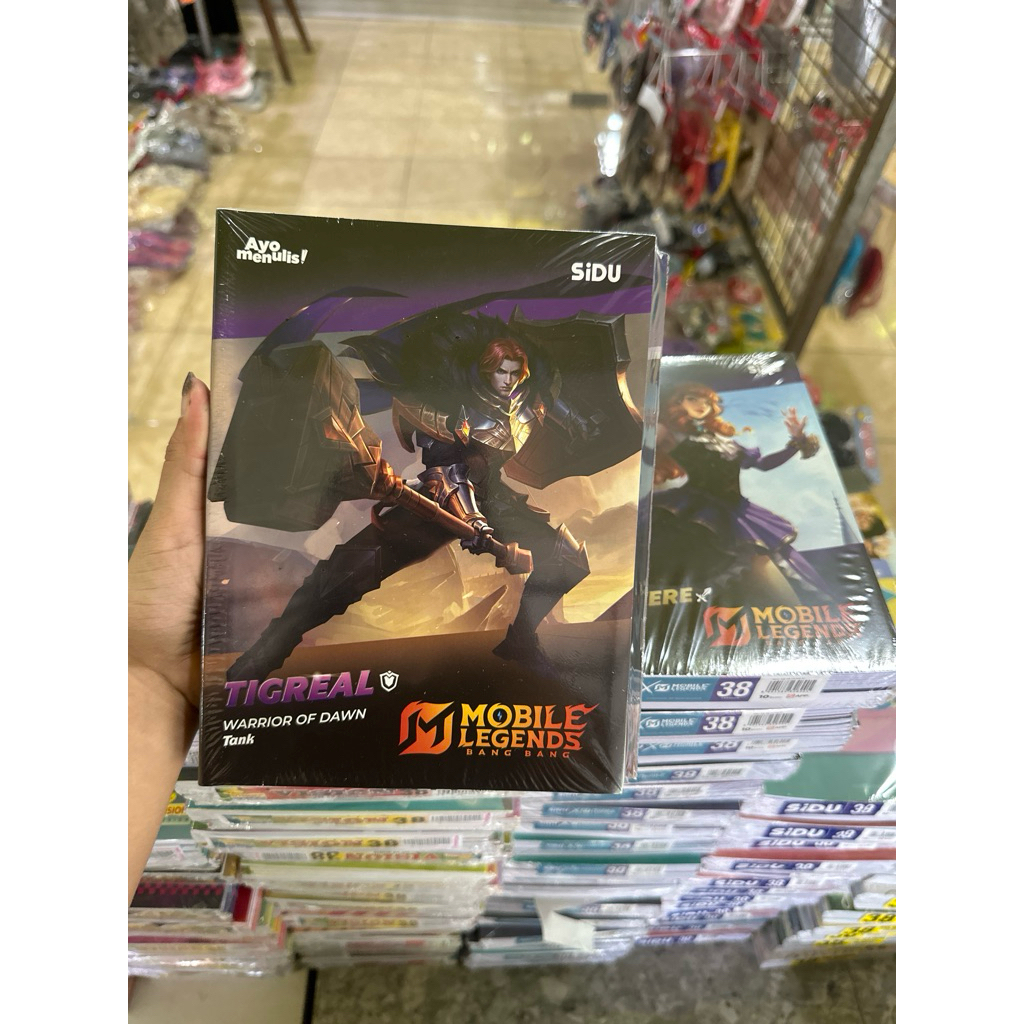 

Buku Tulis Sidu 38 lembar isi 10 buku Gambar Mobile Legend