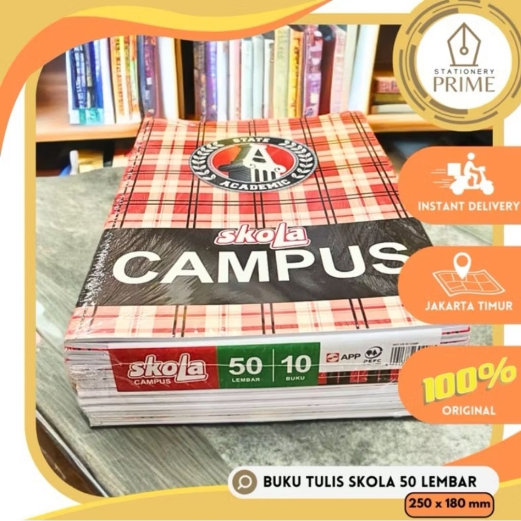 

buku campus skola 50 lembar
