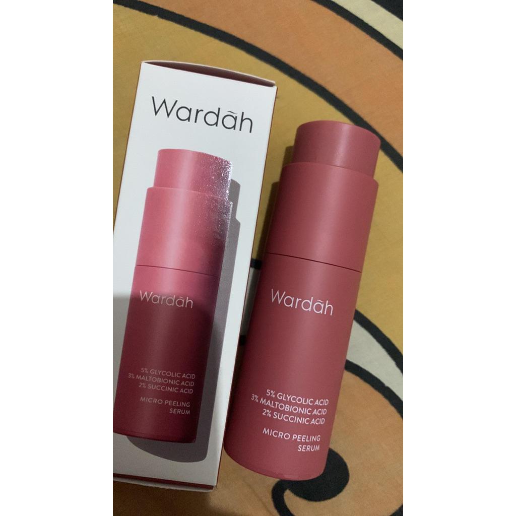 wardah peeling serum