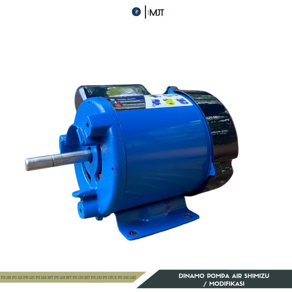 SPAREPART DINAMO PENGGERAK POMPA AIR SHIMIZU MODIFIKASI 125 WATT - 350 WATT