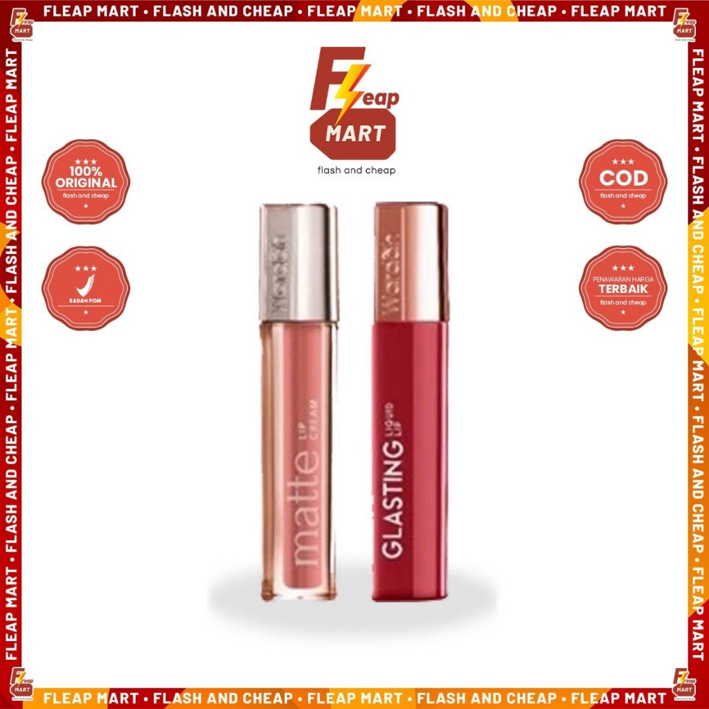 WARDAH Ombre Series Glasting Liquid Lip + Matte Lip Cream