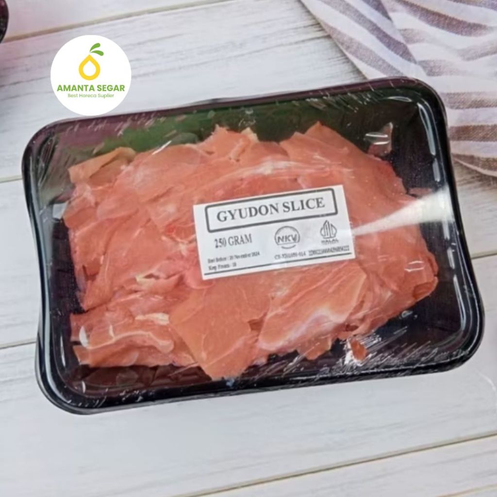 

Daging Sapi Gyudon 240gr - 500gr Slice Beef Super Premium Freshly Daging Sapi Iris
