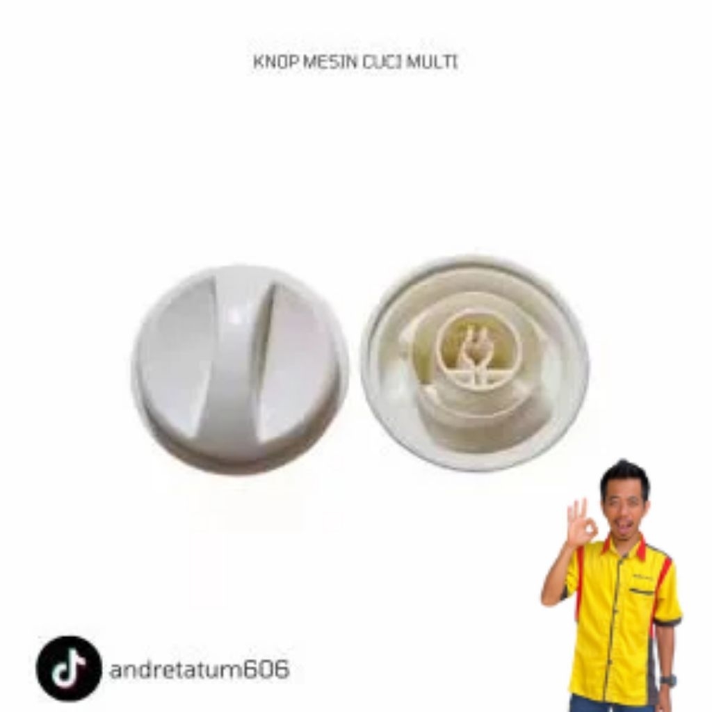 Knop/Knob Putaran Timer Mesin Cuci Universal - Kenop Multi / Onderdil Sparepart Alat Mesin Cuci