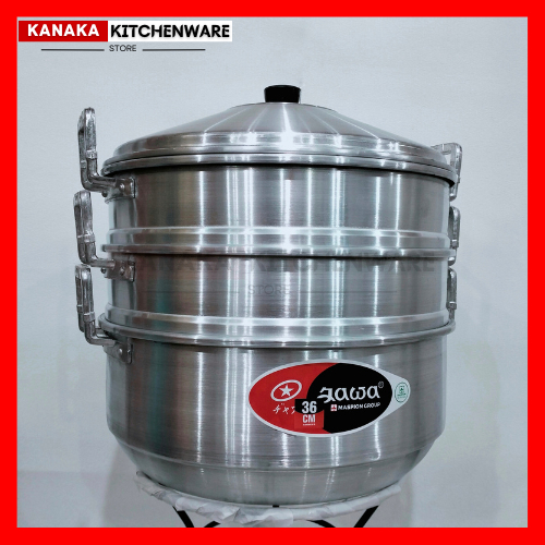 LANGSENG JAWA 33, 36, 40, 45 SUSUN 3 BUNDAR / PENGUKUSAN BUNDAR / DANDANG /PENGUKUSAN STAINLESS / PE