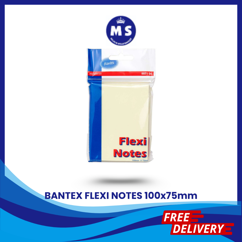 

POST IT / FLEXI NOTES 100 X 75 (657) BANTEX
