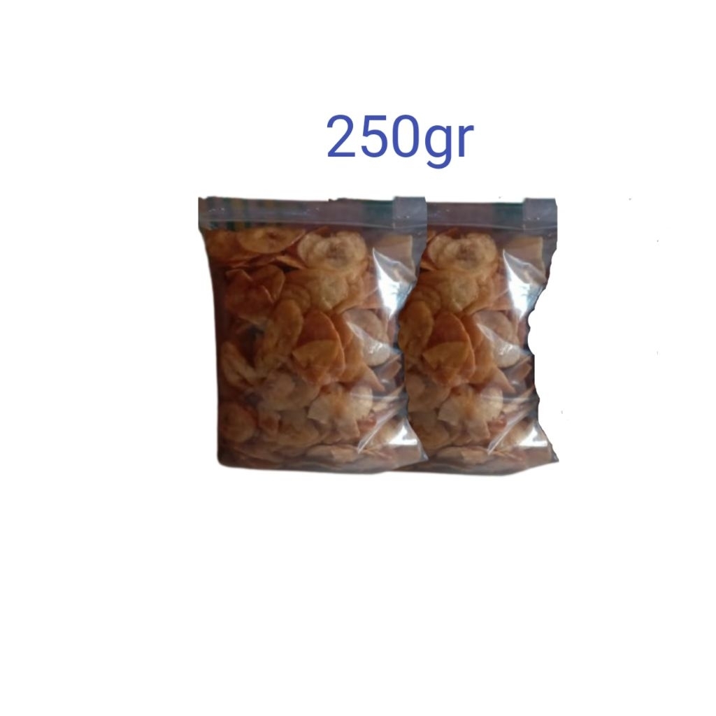 

keripik pisang caramel gurih manis 250gr