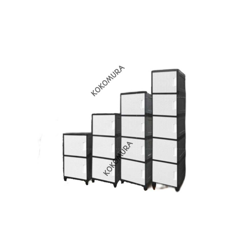 LEMARI PLASTIK / LEMARI PAKAIAN / LACI PLASTIK / LEMARI CLICKS TABITHA