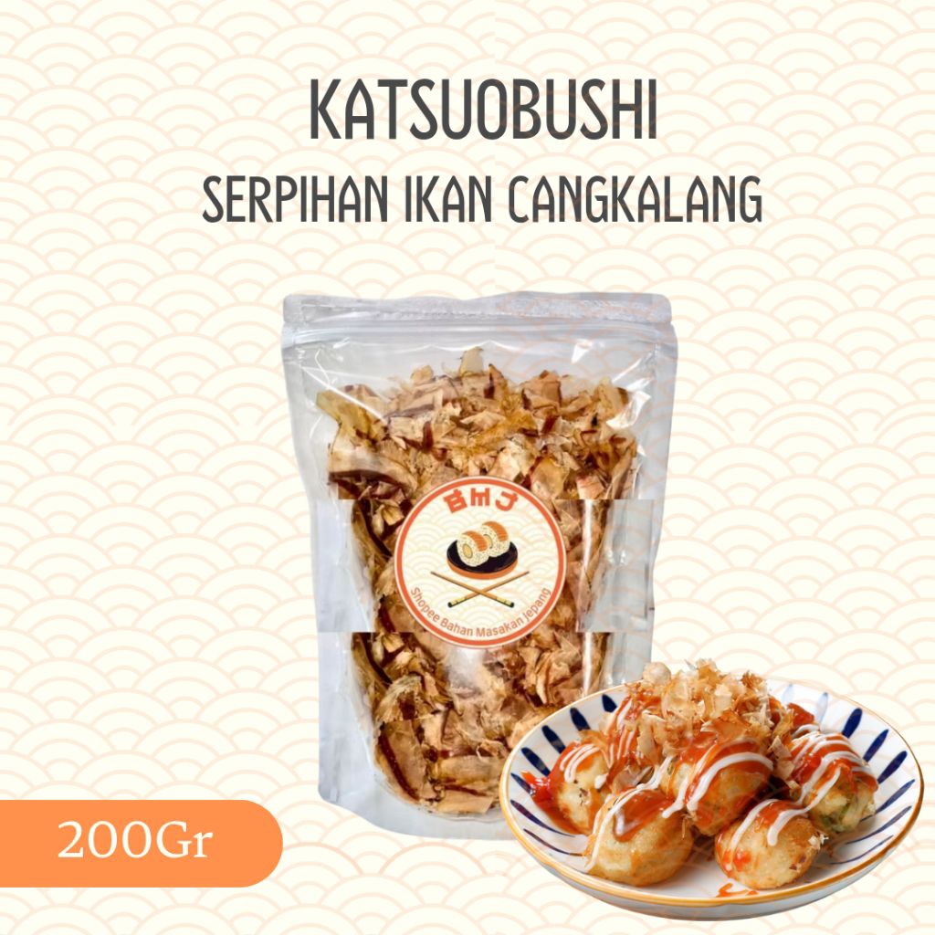 

KATSUOBUSHI Bonito Flakes 200 g Halal │ Katsuo Bushi Serutan Ikan