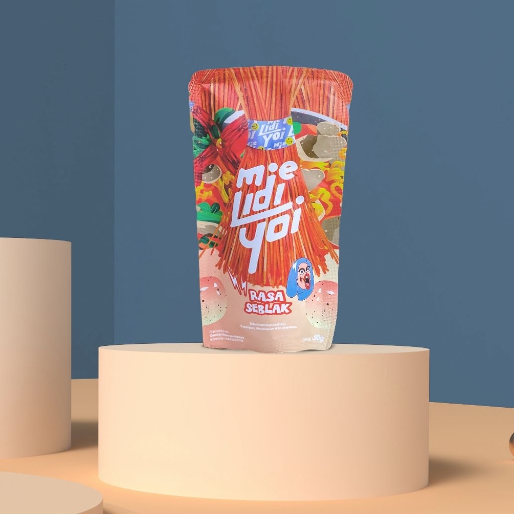 

(SNACKO.ID) CEKELIN SNACK MIE LIDI YOI - SEBLAK