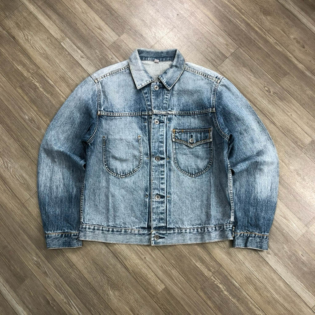 VINTAGE 90s UNIQLO TRUCKER JEANS TYPE I