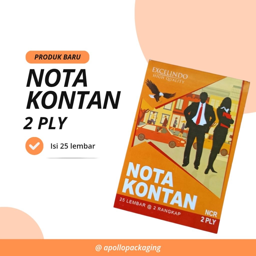 

EXCELINDO - Nota Kontan 2 ply (isi 10 pcs)