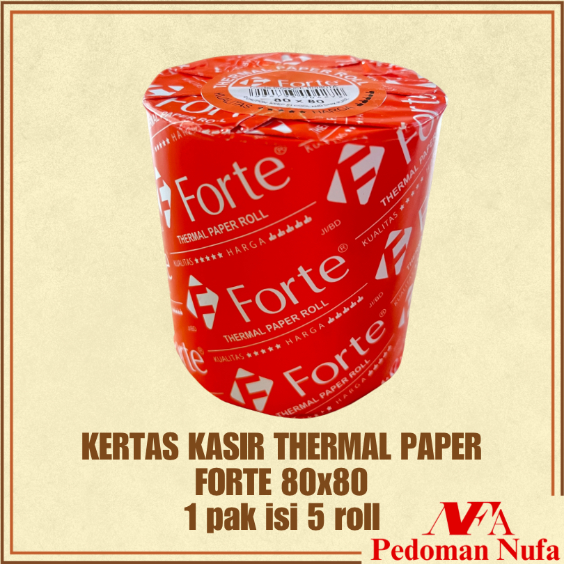 

NUFA KERTAS KASIR FORTE THERMAL STRUK 80X80