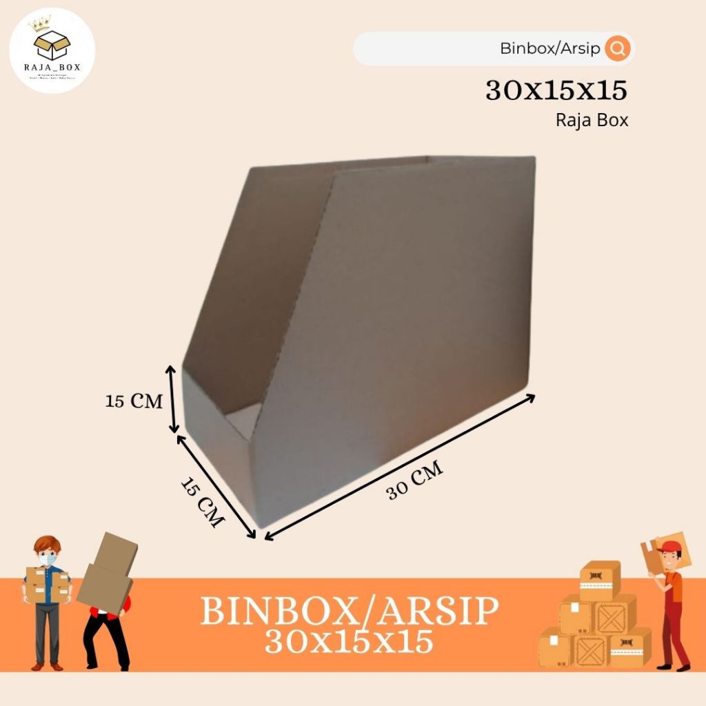 

Kardus Arsip Bin Box 30x15x15