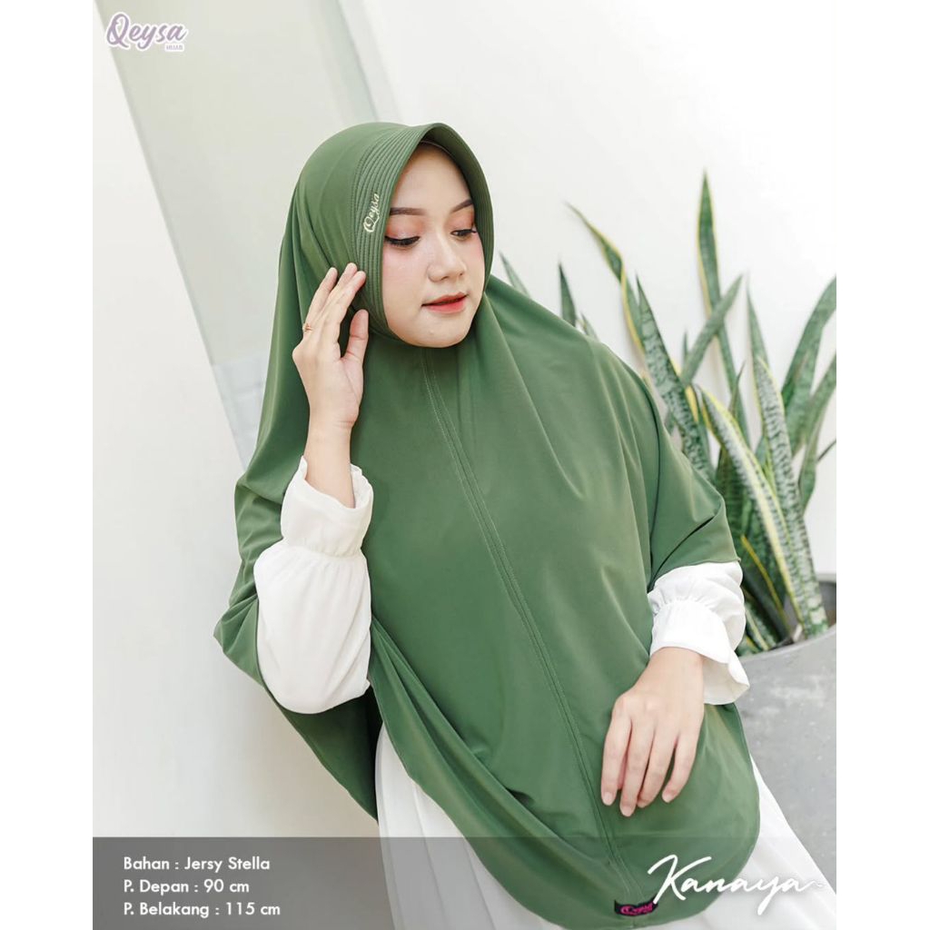 Bergo Kanaya Qeysa Hijab/ Bergo Daily Jumbo Kanaya Qeysa Hijab/  Qeysa Hijab