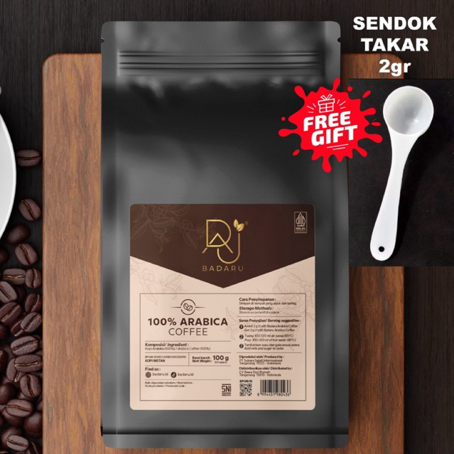 

KOPI BADARU 100gr KOPI ARABIKA ESPRESSO INSTAN TANPA AMPAS