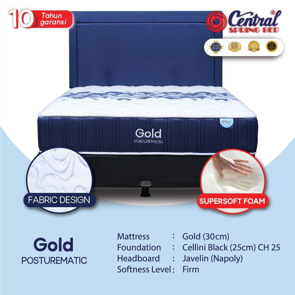Central Springbed Gold Posture Matic