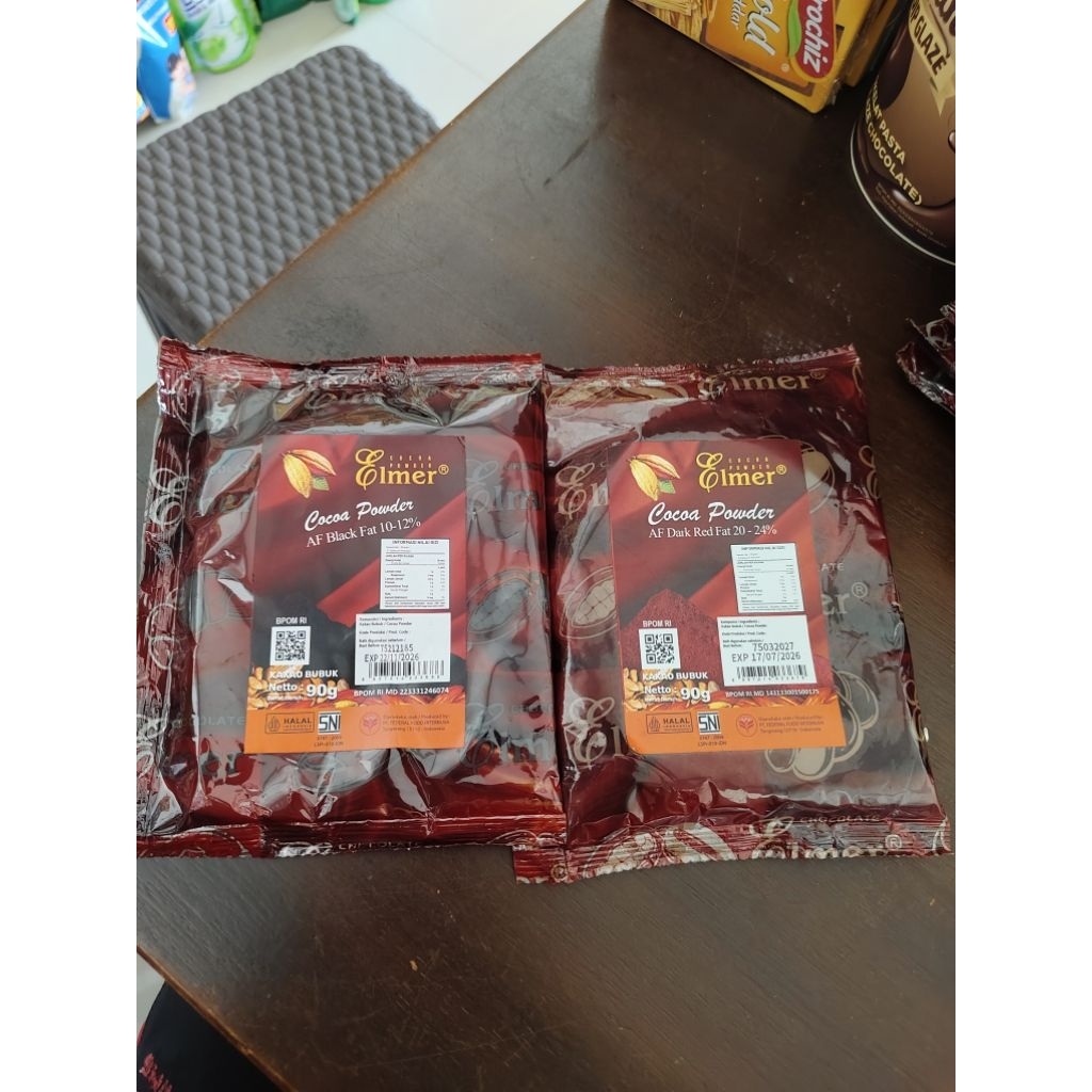 

ELMER COCOA POWDER African Black 10-12% & 20-24% 90gr