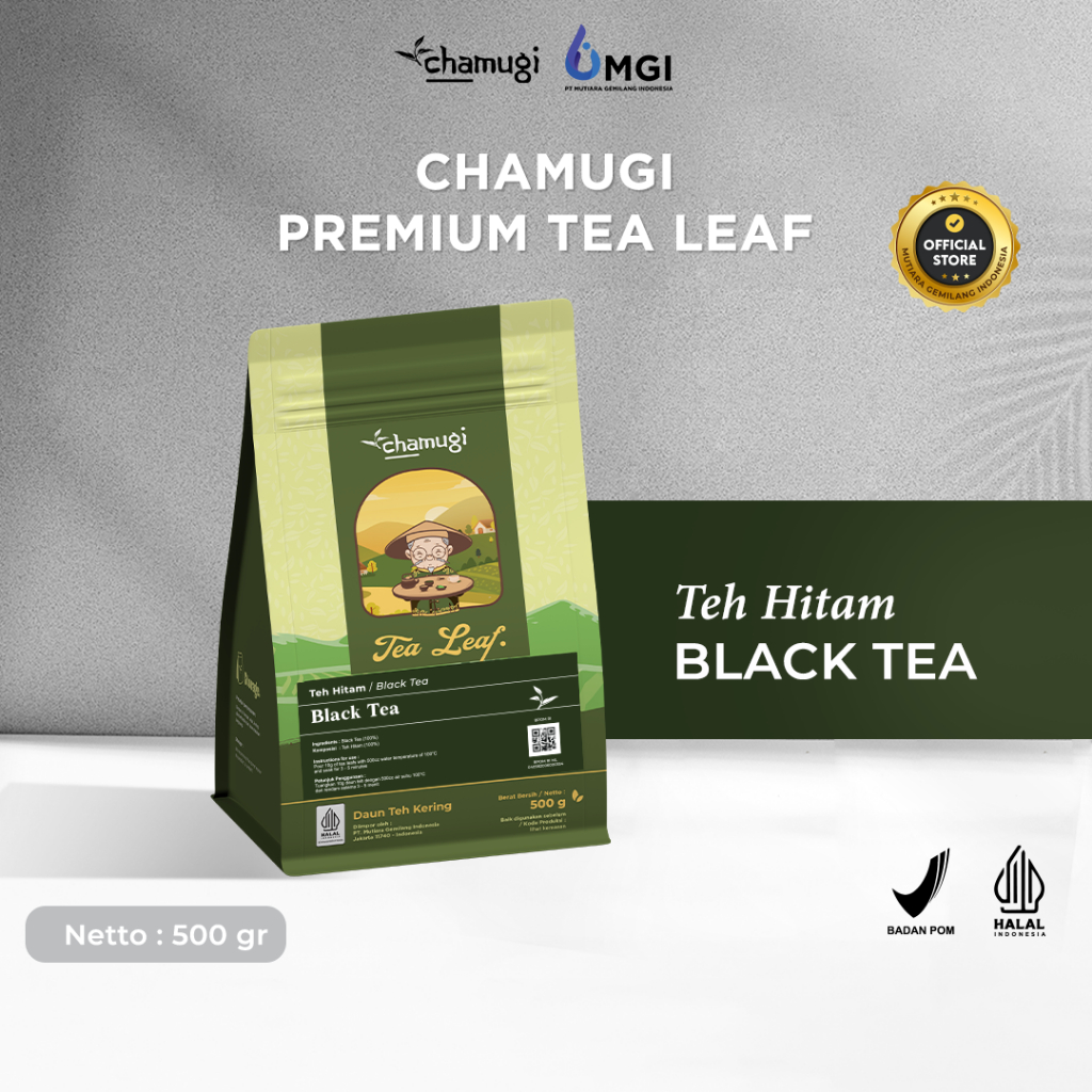 

MGI MAKASSAR CHAMUGI Tea Leaf Daun Teh Black Tea , Oolong Tea , Green Tea , Jasmine Tea 500 Gr