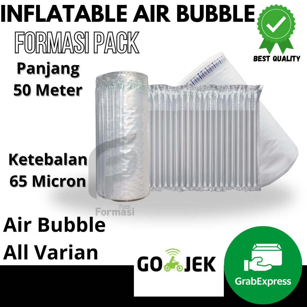 

LINDU INFLATABLE AIR BUBBLE Cushion Wrap Fo-Air / Bubble Wrap Angin Tebal Roll / Poly Air Bubble