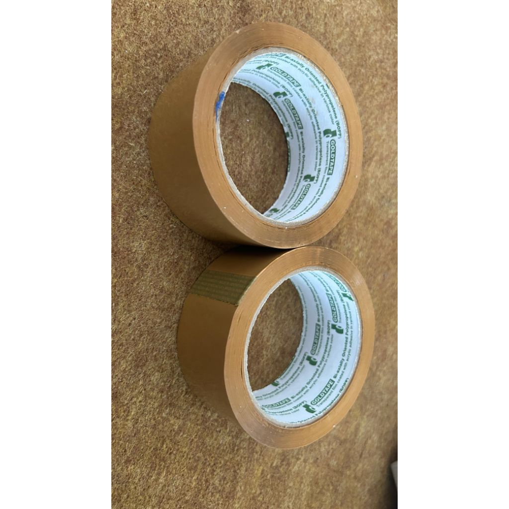 

Lakban coklat tebal Gold Tape 100Y