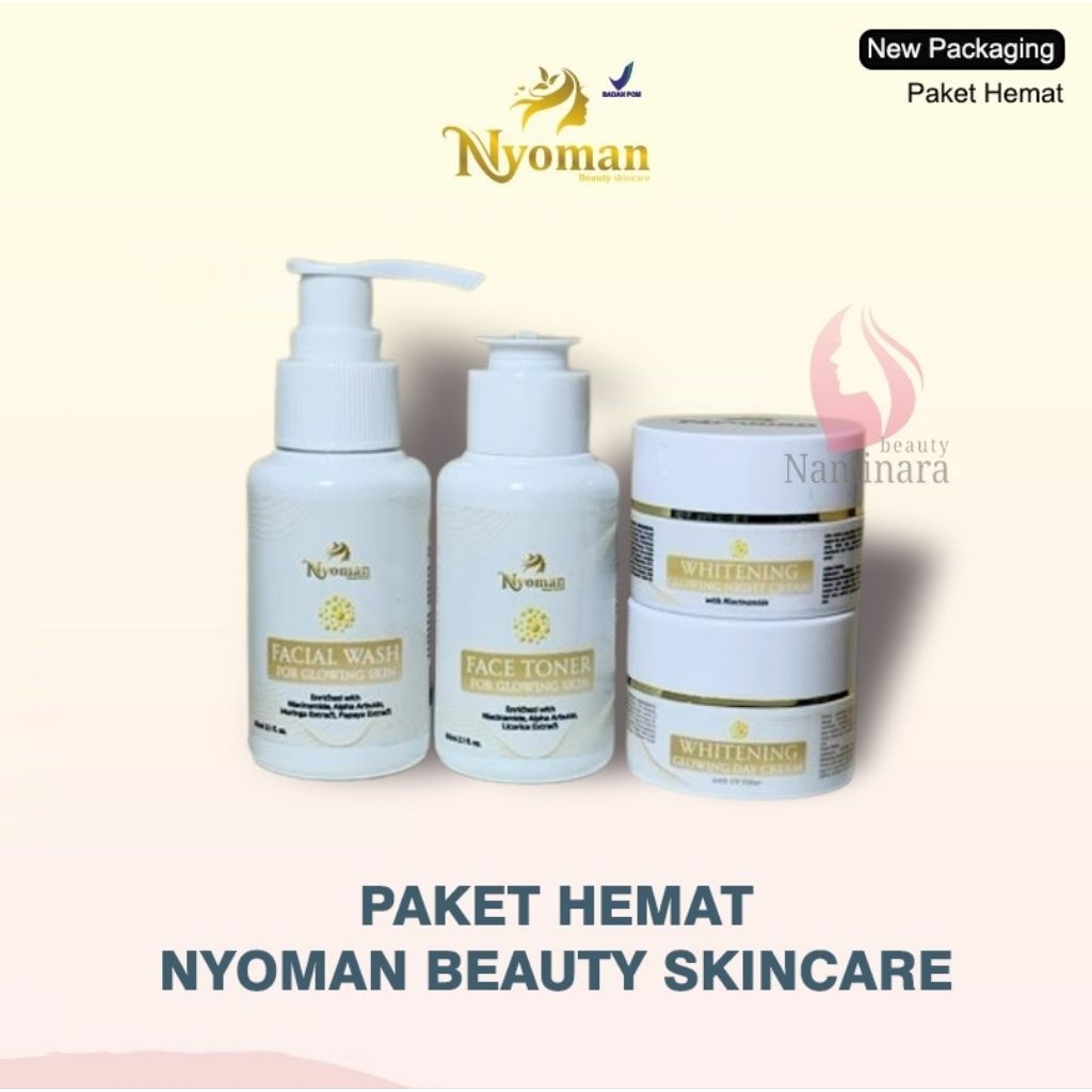 Paket Hemat Nyoman Beauty Skincare / Nyoman Skincare Ori (Free Gift)