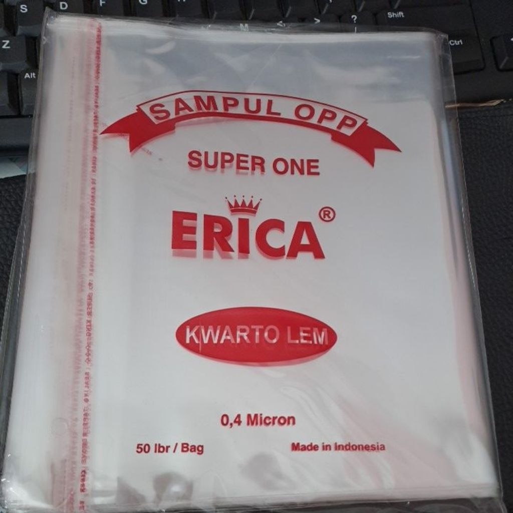 

SAMPUL PLASTIK KWARTO ISI 20