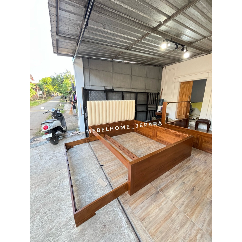 dipan sorong jati,dipan kayu jati,dipan termurah,dipan jok sorong