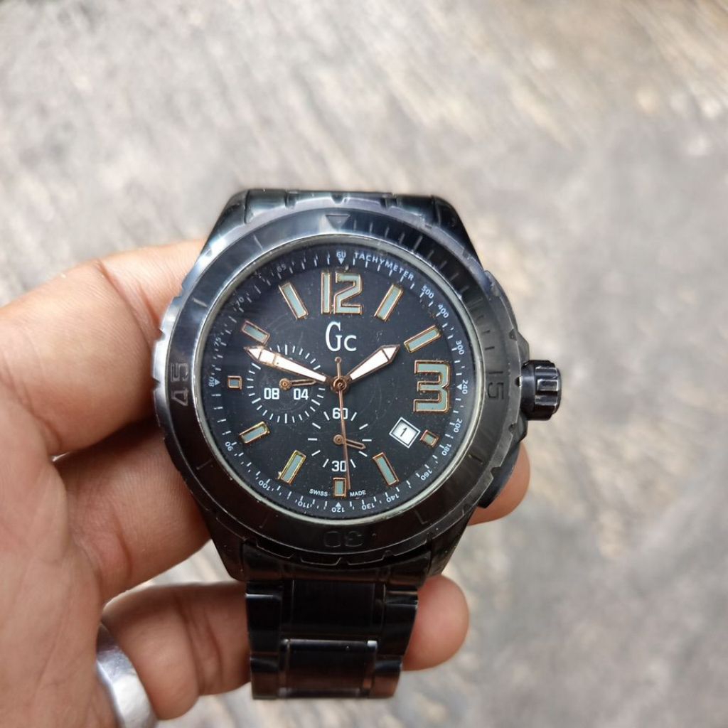 jam tangan GC quart chrono graph bekas