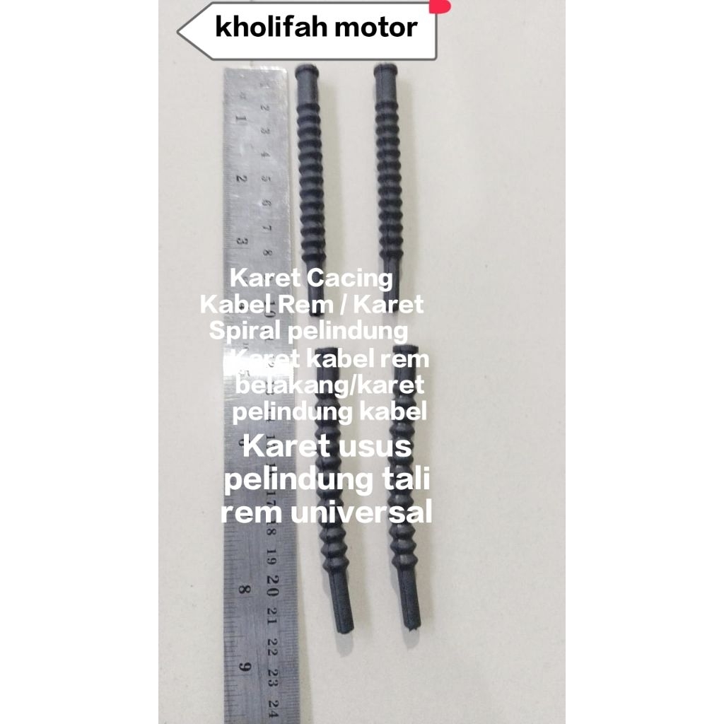 Karet Cacing Kabel Rem / Karet Spiral pelindung Kabel Rem / Karet Kabel Rem Belakang / Karet Pelindu