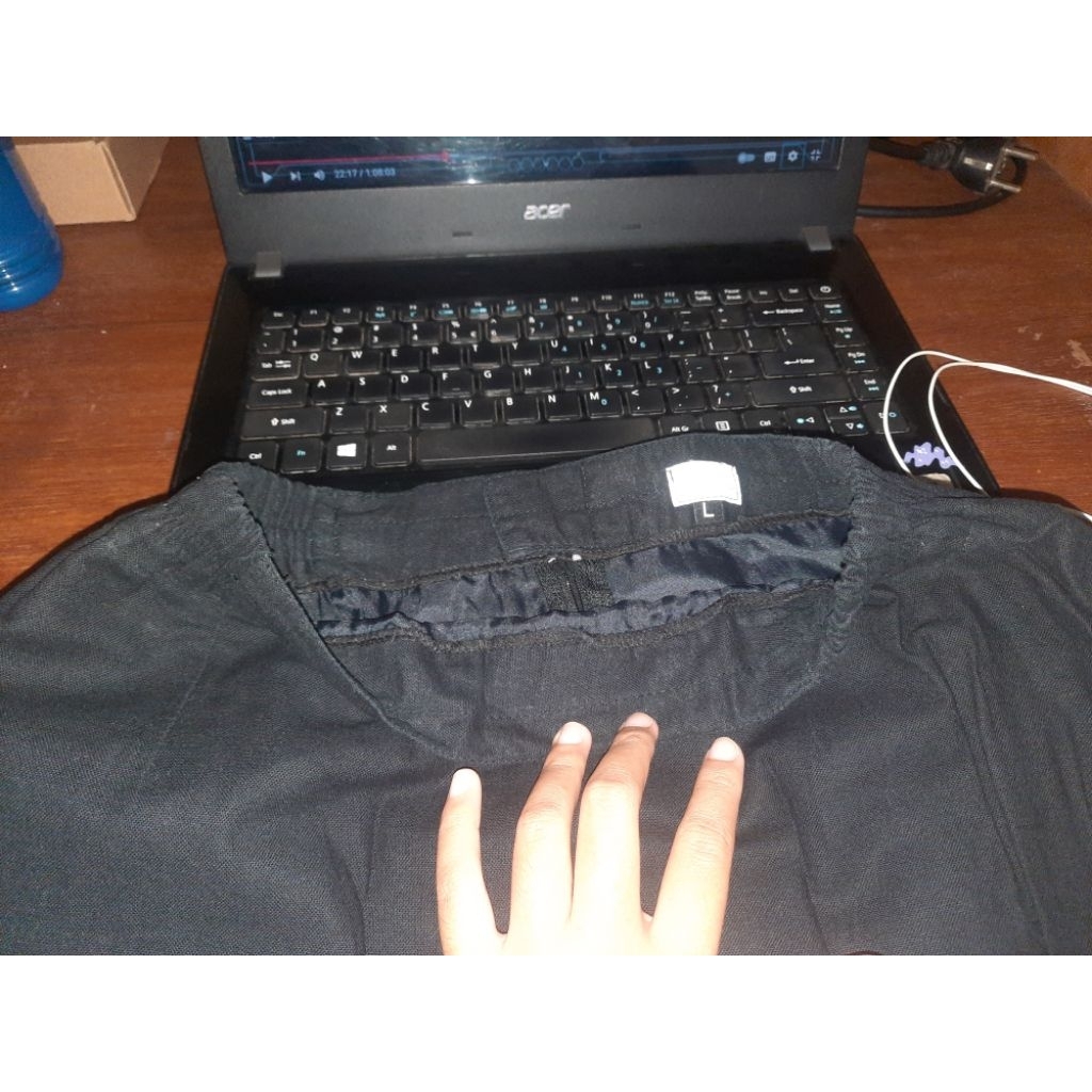 preloved rok span linen