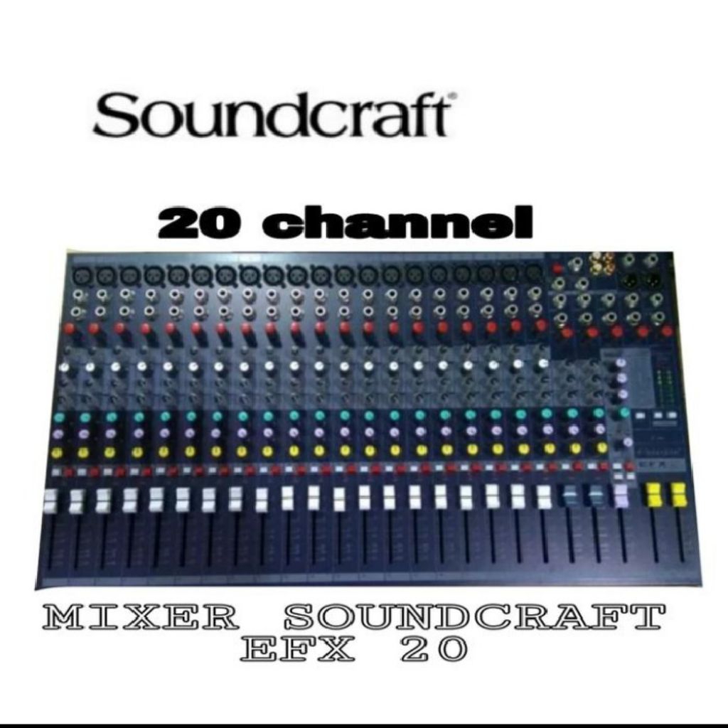 Mixer audio EFX20 20 channel soundcraft efx 20