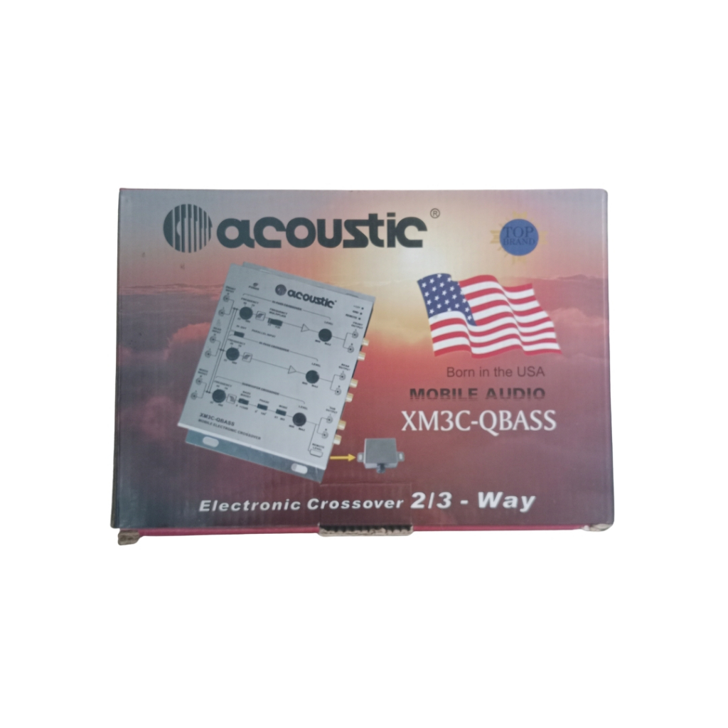 Crossover Aktif Acoustic XM3C - QBASS Way Crossover 3 Way