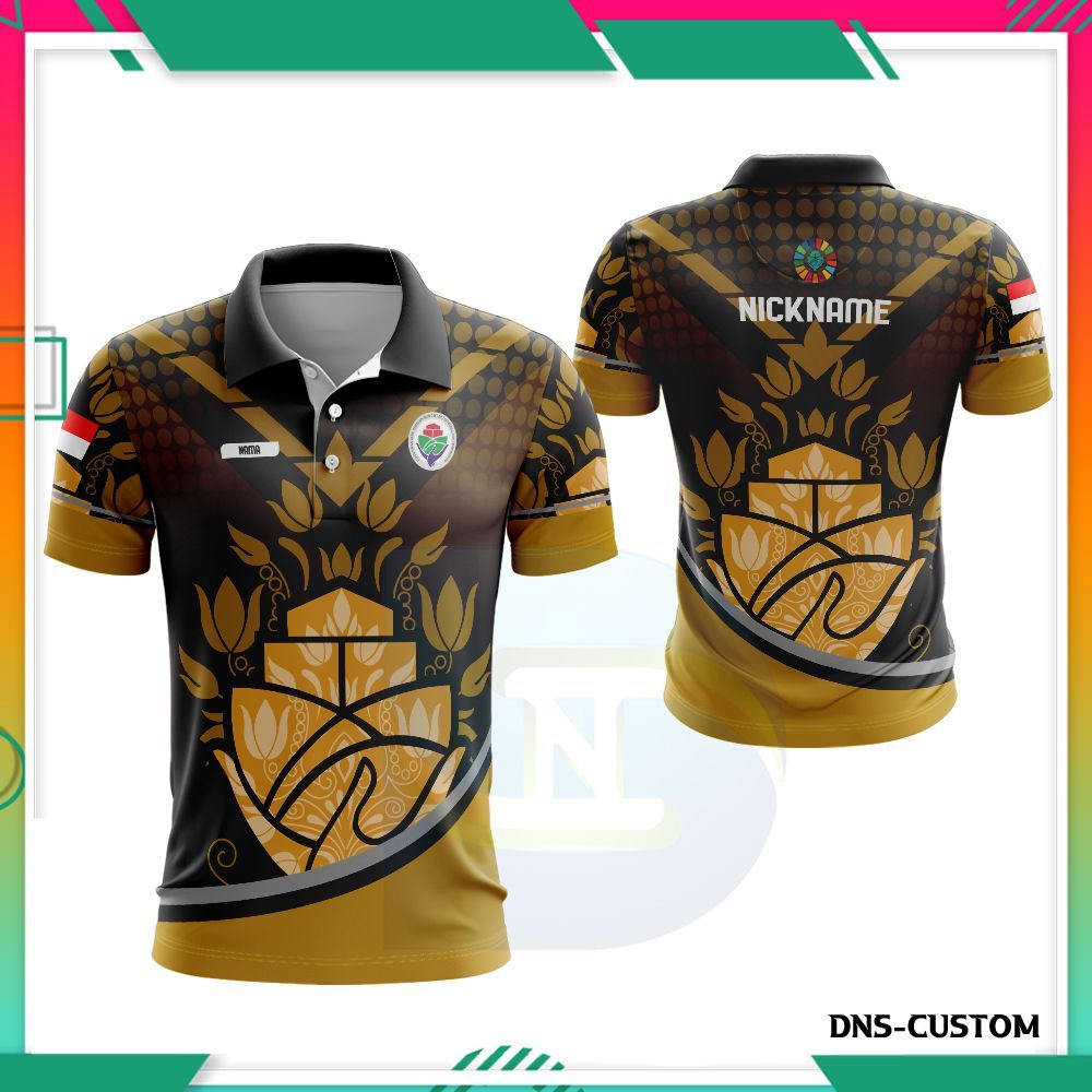 Baju Polo PPDI ( Persatuan Perangkat Desa Indonesia ) Jersey PPDI Pria Fullprint