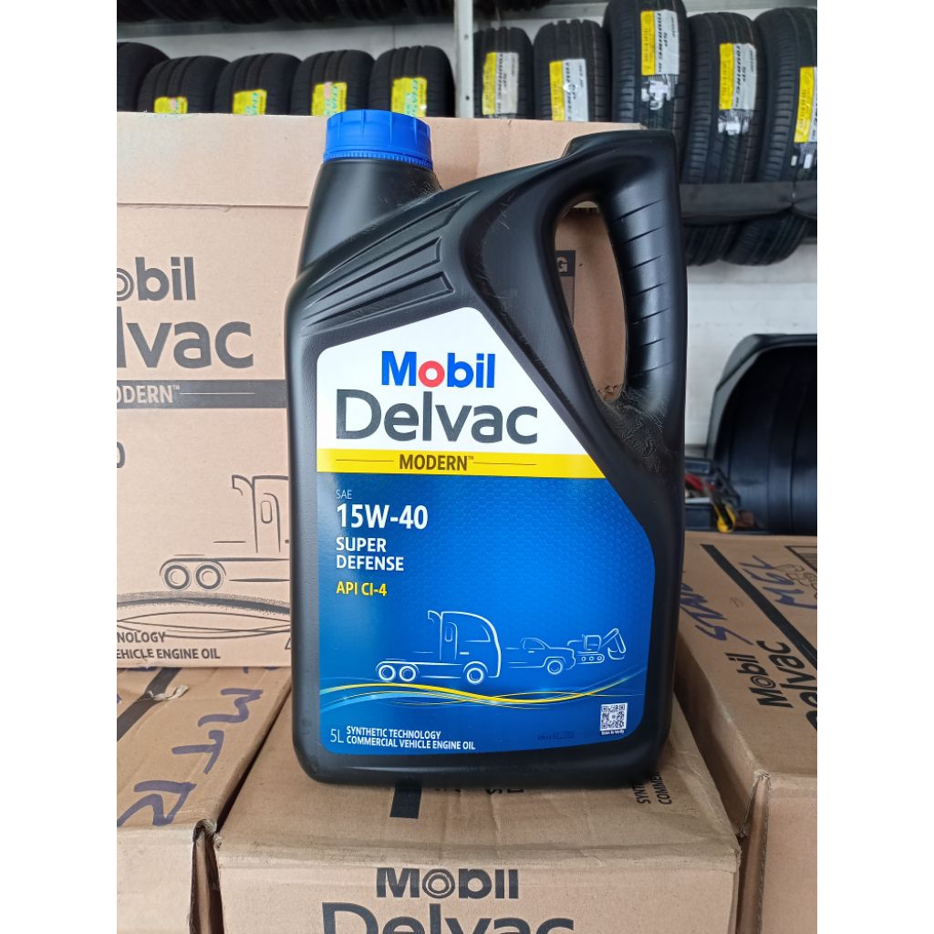 Oli Mesin Mobil Delvac Modern 15W-40 Galon 5L Oli mesin Diesel