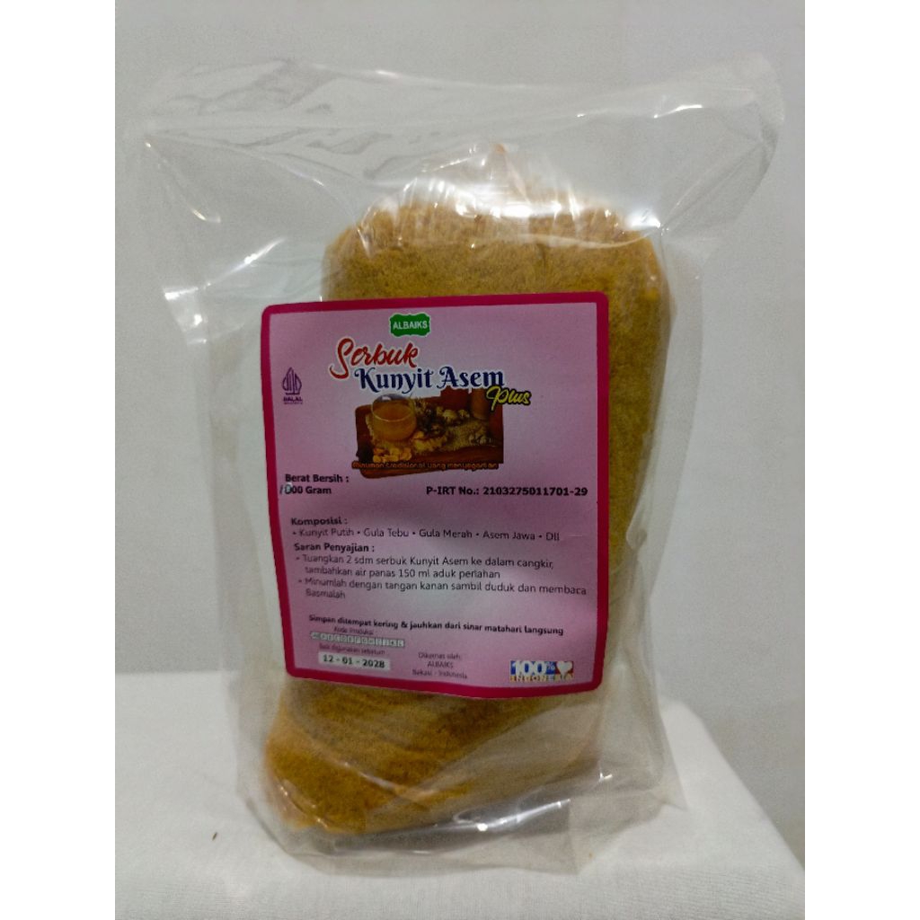 

Serbuk Kunyit Asem Super 1000gr - Serbuk kunyit asem super 1kg
