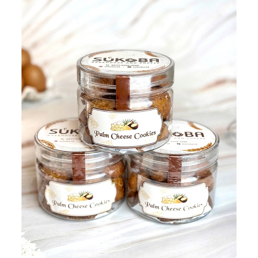 

SUKOBA - Palm Cheese Cookies (Jar)