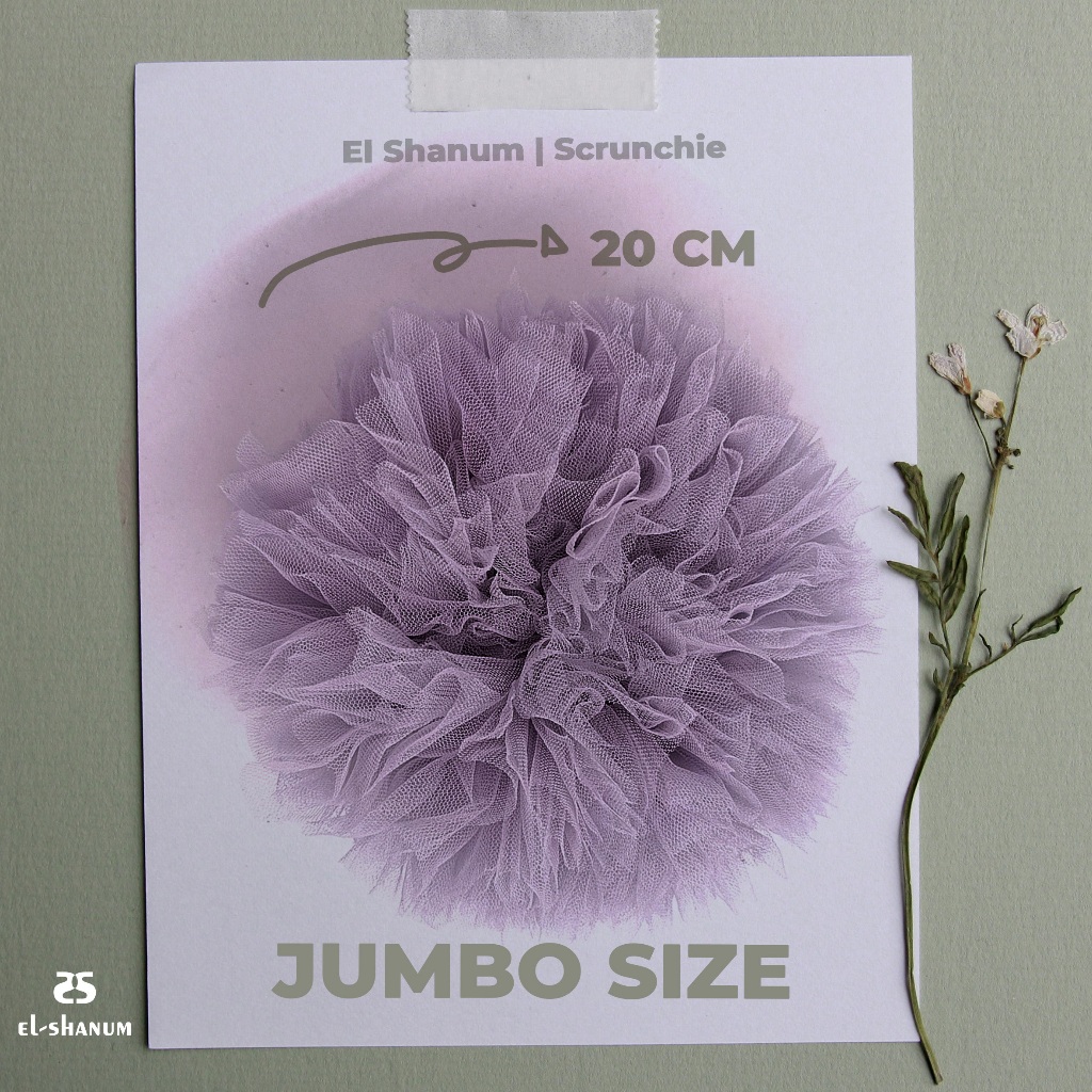 Jumbo Scrunchie Premium Cepol Hijab Tile Rajut