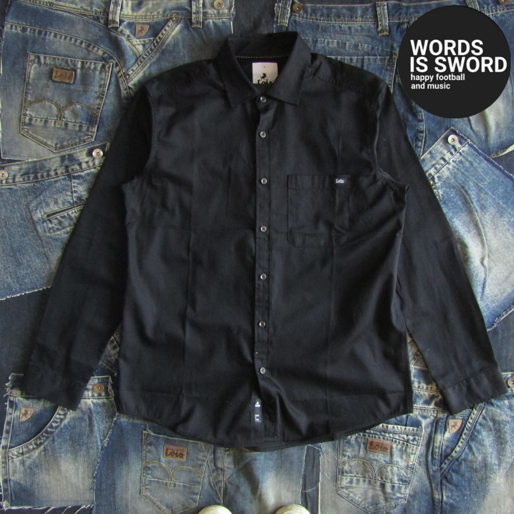 LOIS JEANS KEMEJA CORDUROY HITAM - KLL561 -