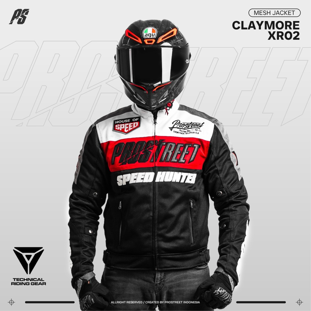JAKET MESH PROSTREET CLAYMORE XR02 ORIGINAL