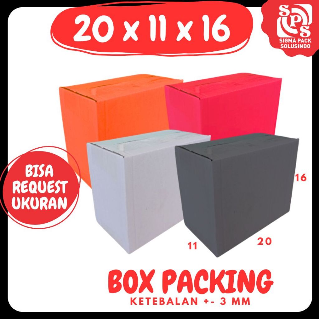 

Box 20x11x16 Packing Serbaguna Kotak Botol Dus Kemasan Madu Jamu Pertanian Mainan Zigma Shop