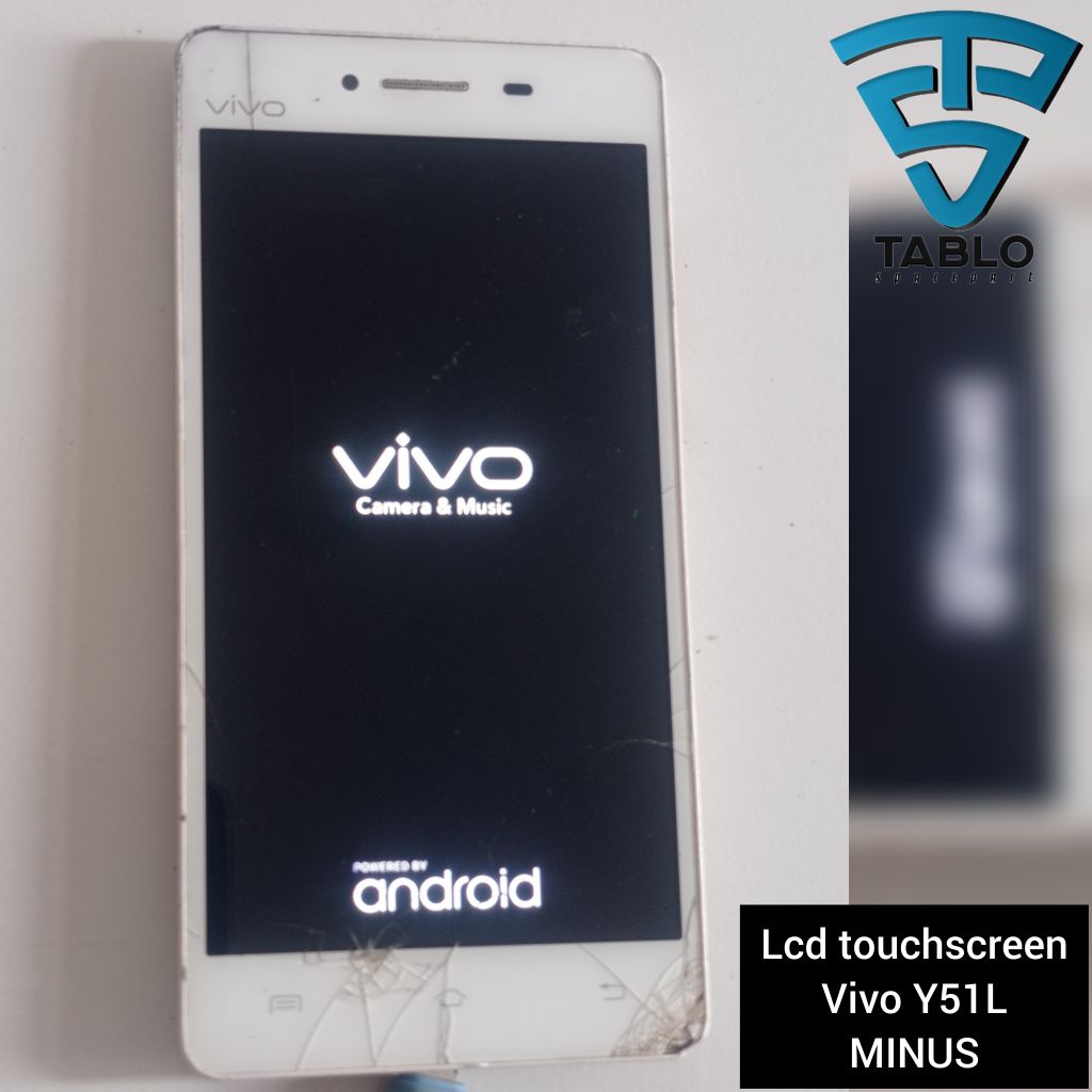 Lcd touchscreen frame vivo y51L minus